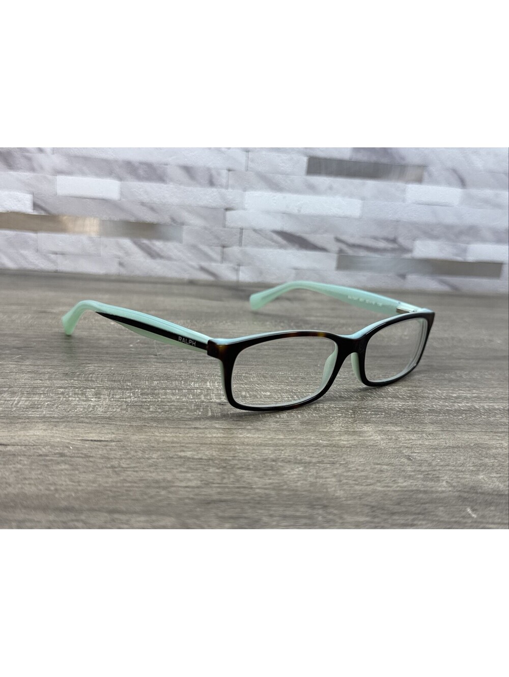 Ralph Lauren RA 7047 601 Havana Turquoise Square Eyeglass Frames 52-16-135